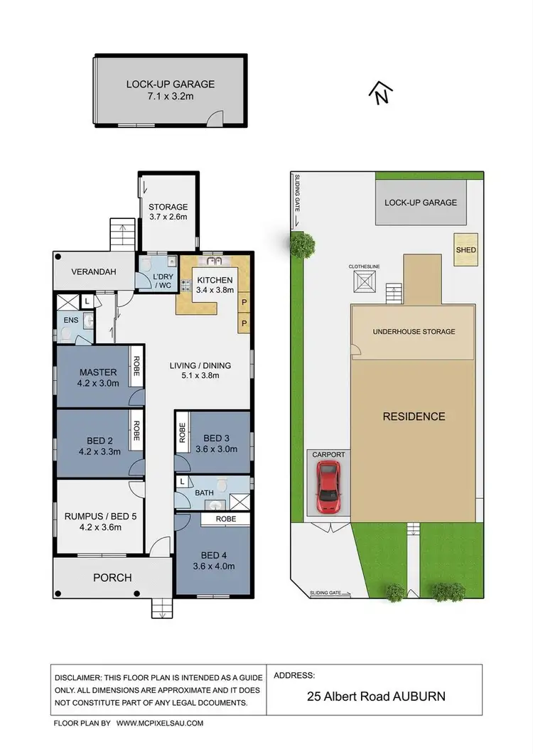 Floorplan of Homely house listing, 25 Albert Road, Auburn NSW 2144