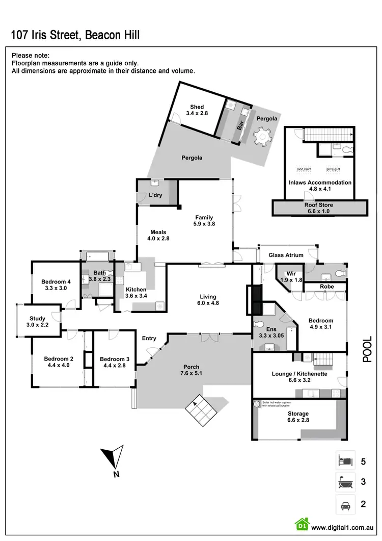 Floorplan of Homely house listing, 107 Iris Street, Beacon Hill NSW 2100