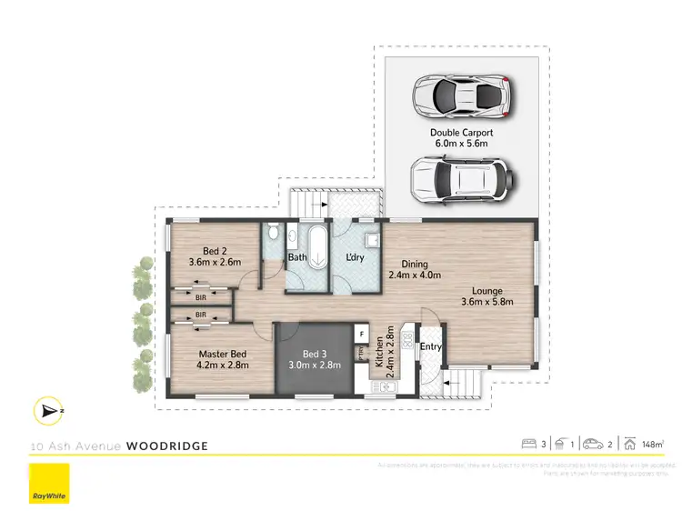 Floorplan of Homely house listing, 10 Ash Avenue, Woodridge QLD 4114