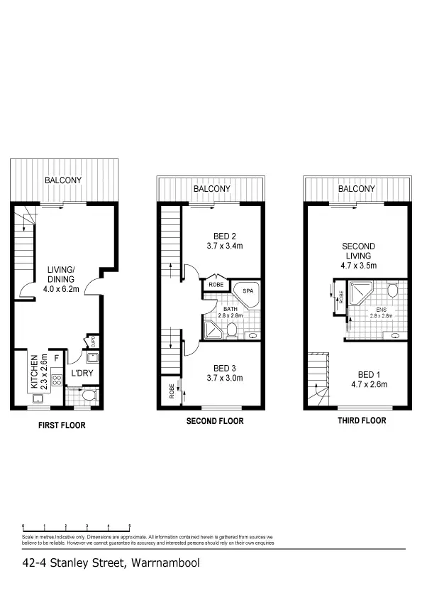 Floorplan of Homely unit listing, Apt 42/4 Stanley Street, Warrnambool VIC 3280