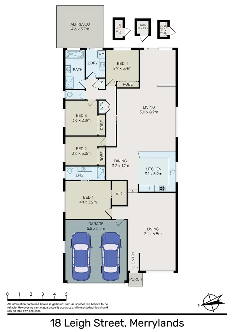 Floorplan of Homely house listing, 18 Leigh Street, Merrylands NSW 2160