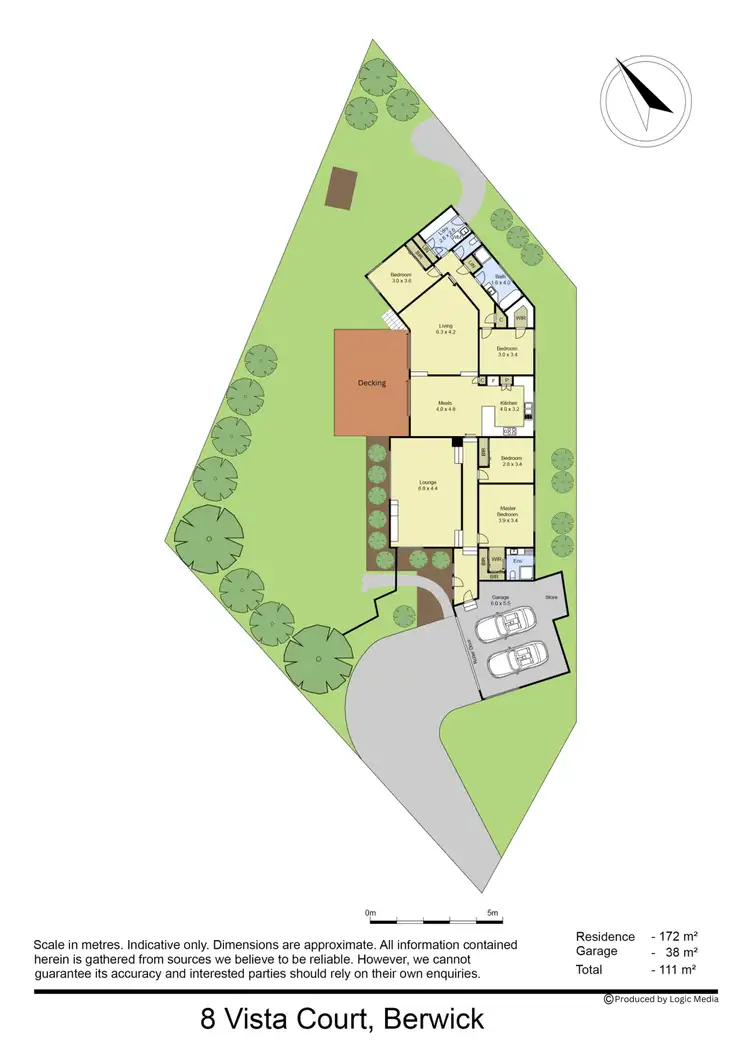 Floorplan of Homely house listing, 8 Vista Court, Berwick VIC 3806