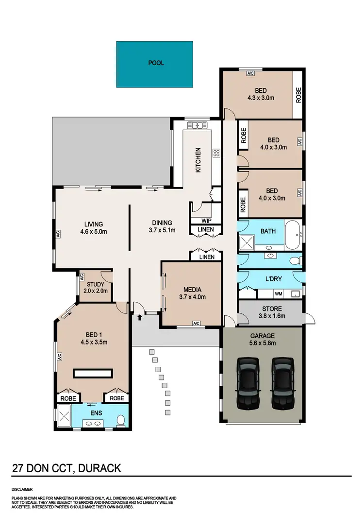 Floorplan of Homely house listing, 27 Don Circuit, Durack NT 830
