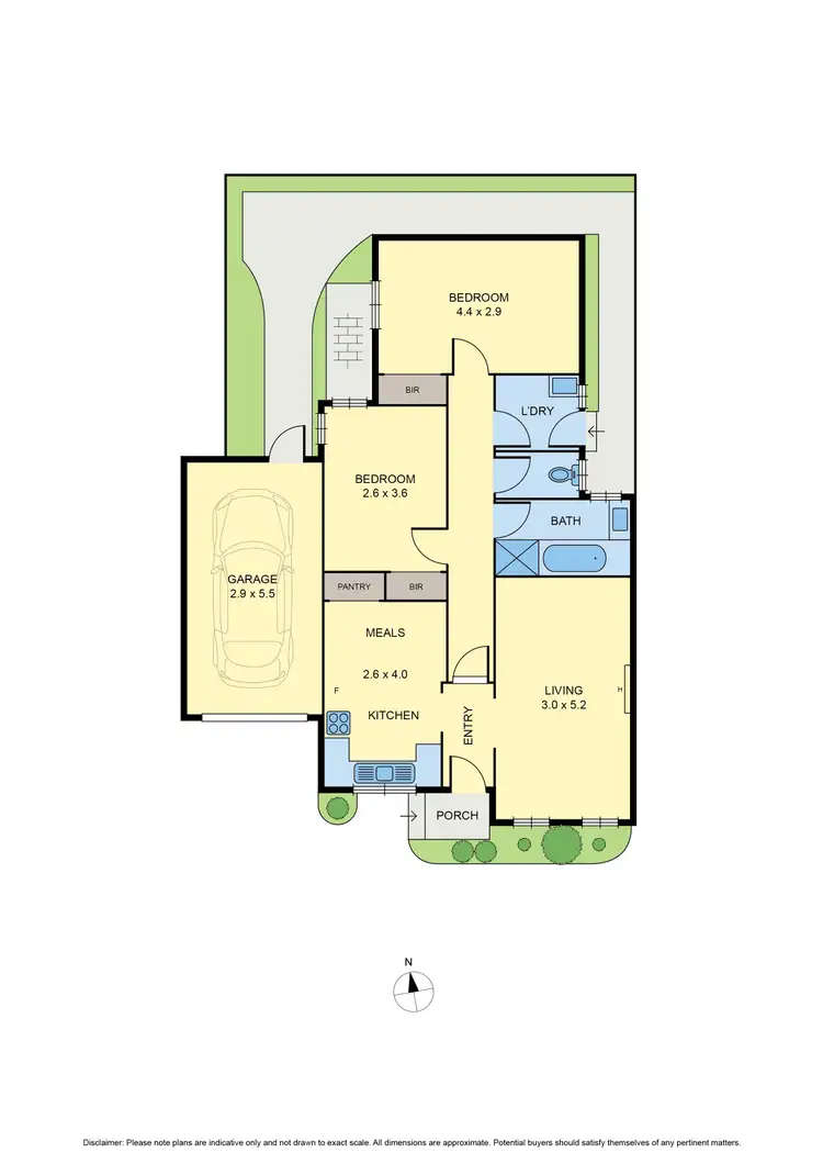 Floorplan of Homely unit listing, 2/18 Hartington Street, Glenroy VIC 3046