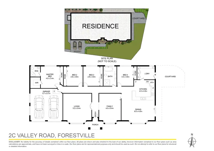 Floorplan of Homely house listing, 2C Valley Road, Forestville NSW 2087