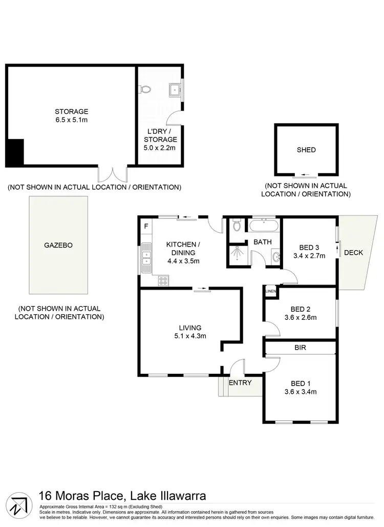 Floorplan of Homely house listing, 16 Moras Place, Lake Illawarra NSW 2528