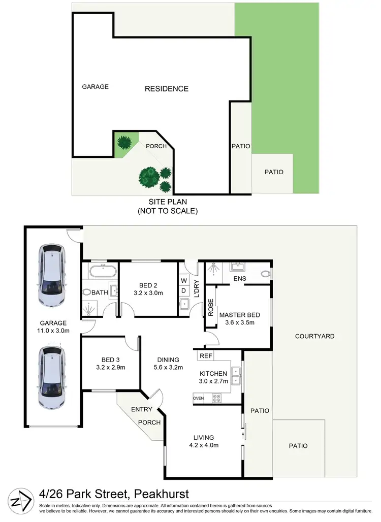 Floorplan of Homely villa listing, 4/26 Park Street, Peakhurst NSW 2210