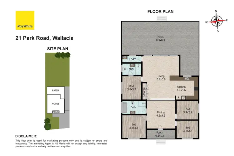 Floorplan of Homely house listing, 21 Park Road, Wallacia NSW 2745