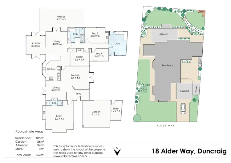 Floorplan of Homely house listing, 18 Alder Way, Duncraig WA 6023