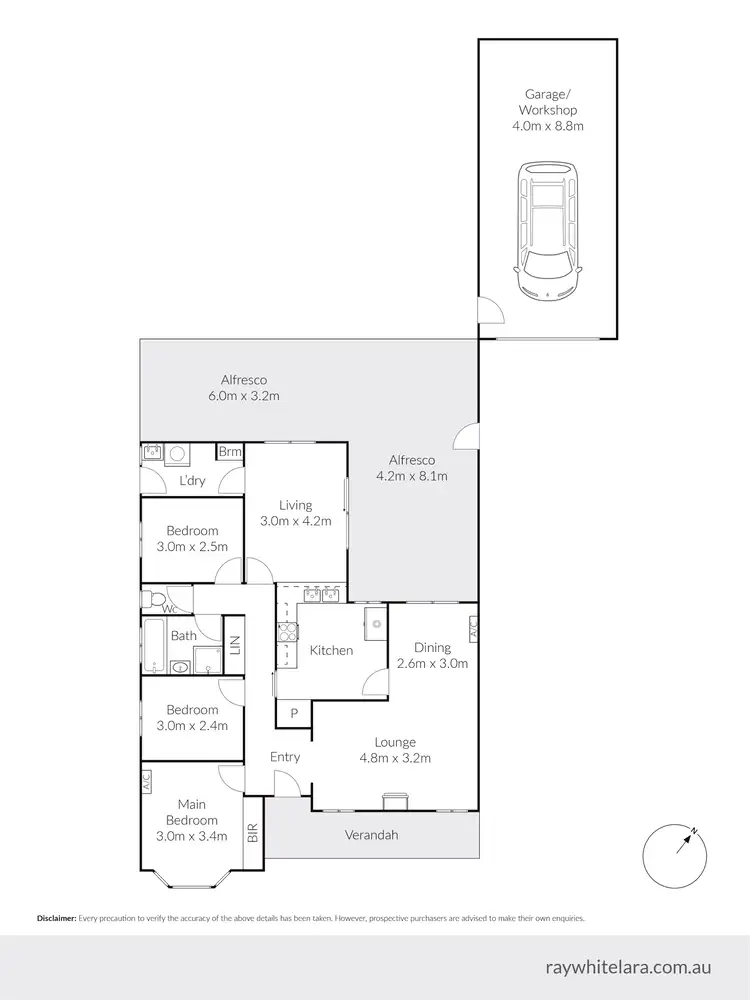 Floorplan of Homely house listing, 319 Princes Highway, Corio VIC 3214