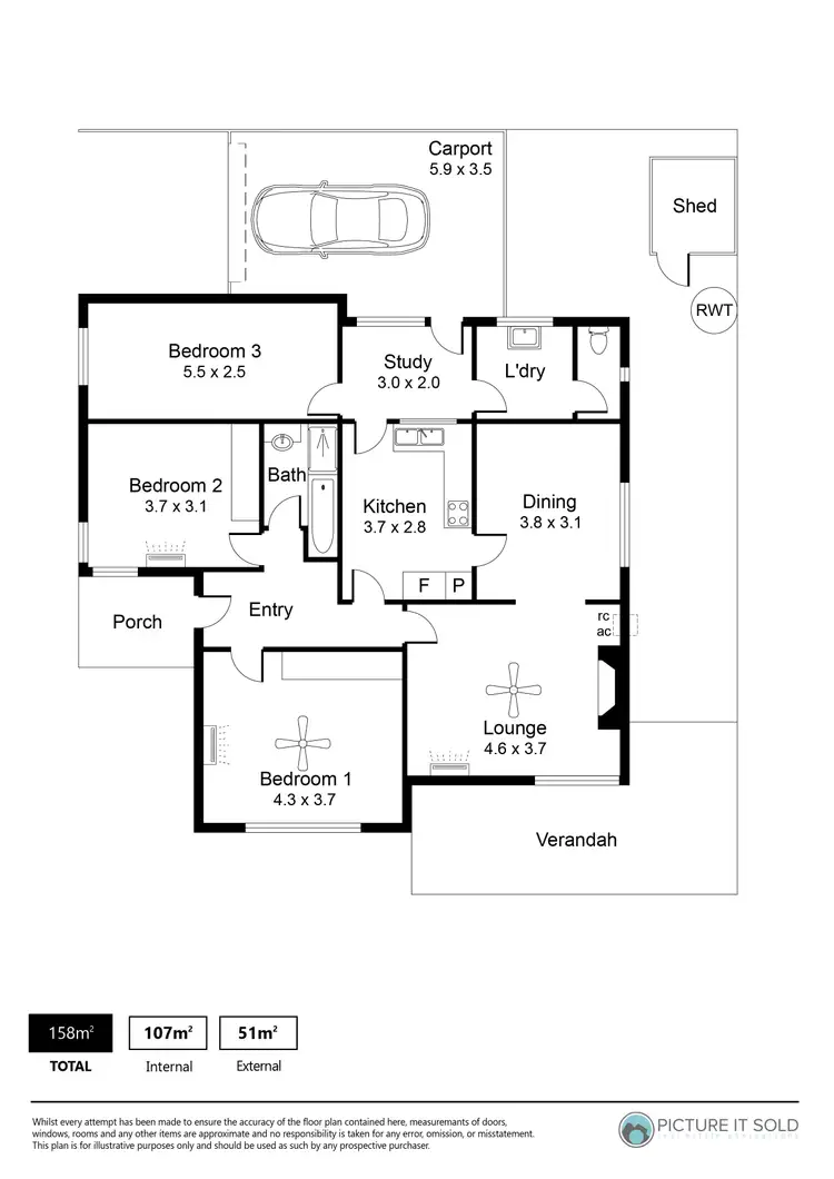 Floorplan of Homely house listing, 151 Findon Road, Findon SA 5023