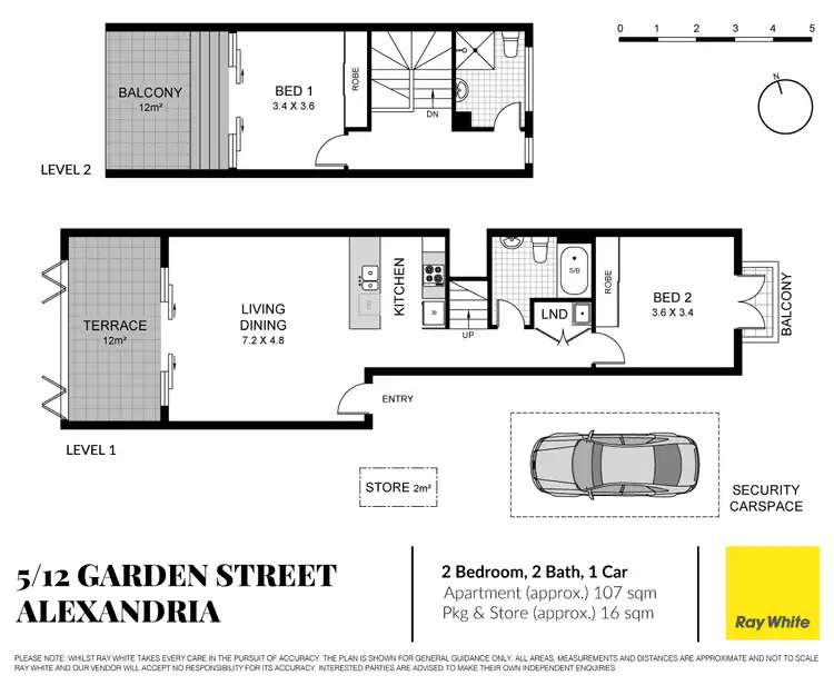 Floorplan of Homely apartment listing, 5/12 Garden Street, Alexandria NSW 2015