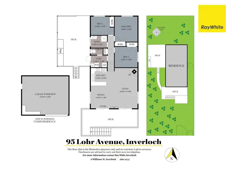 Floorplan of Homely house listing, 95 Lohr Avenue, Inverloch VIC 3996