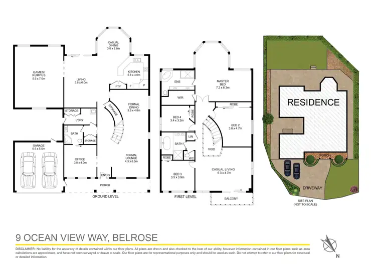 Floorplan of Homely house listing, 9 Ocean View Way, Belrose NSW 2085