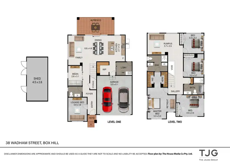 Floorplan of Homely house listing, 38 Wadham Street, Box Hill NSW 2765