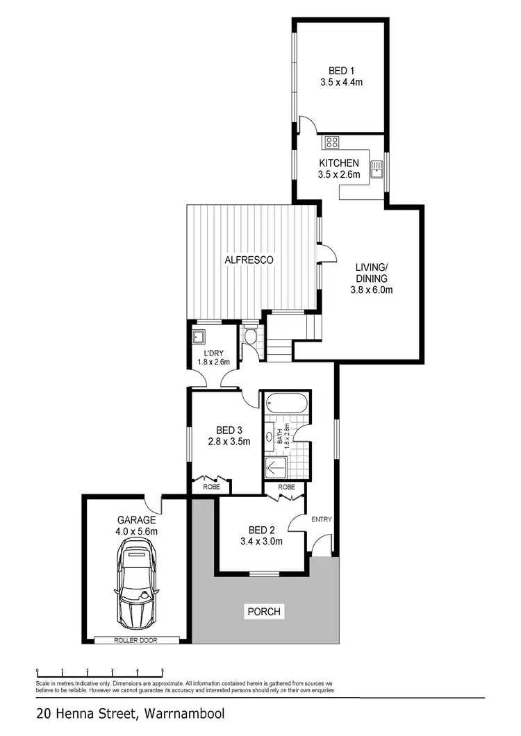 Floorplan of Homely house listing, 20 Henna Street, Warrnambool VIC 3280