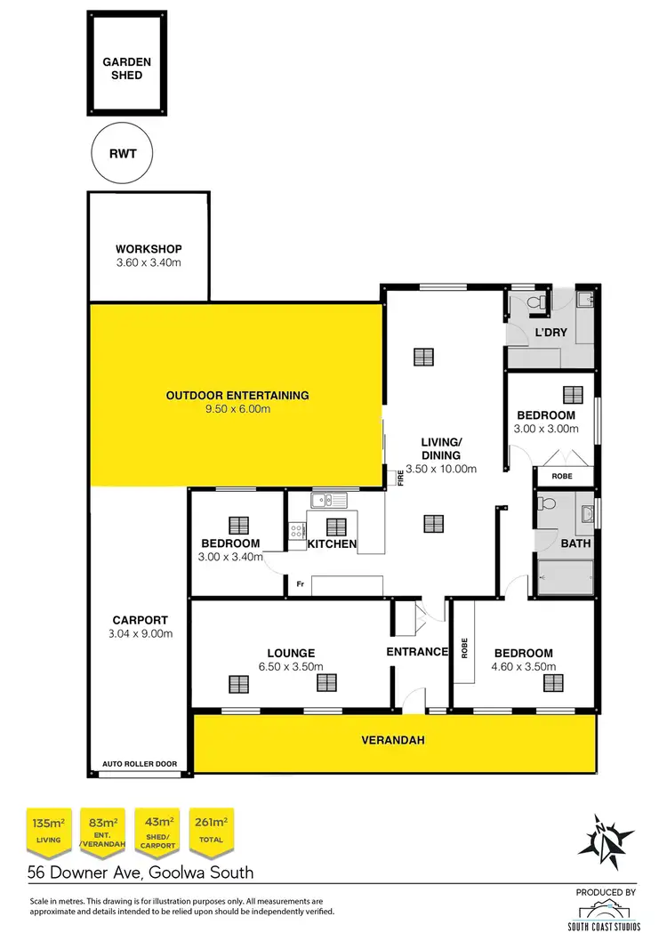 Floorplan of Homely house listing, 56 Downer Avenue, Goolwa South SA 5214
