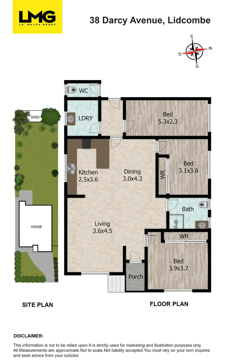 Floorplan of Homely house listing, 38 D'Arcy Avenue, Lidcombe NSW 2141
