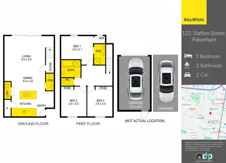 Floorplan of Homely house listing, 122 Station Street, Pakenham VIC 3810