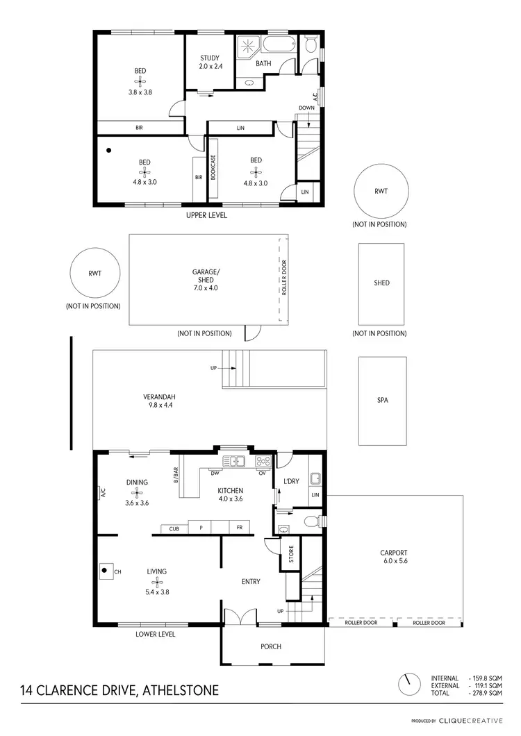 Floorplan of Homely house listing, 14 Clarence Drive, Athelstone SA 5076