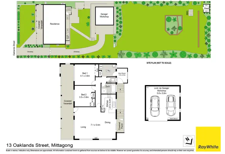 Floorplan of Homely house listing, 13 Oaklands Street, Mittagong NSW 2575