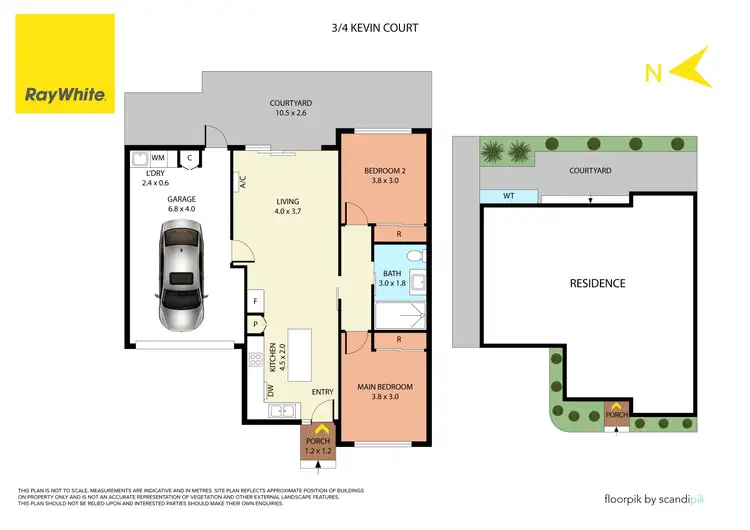 Floorplan of Homely unit listing, 4C Kevin Court, Kilsyth VIC 3137