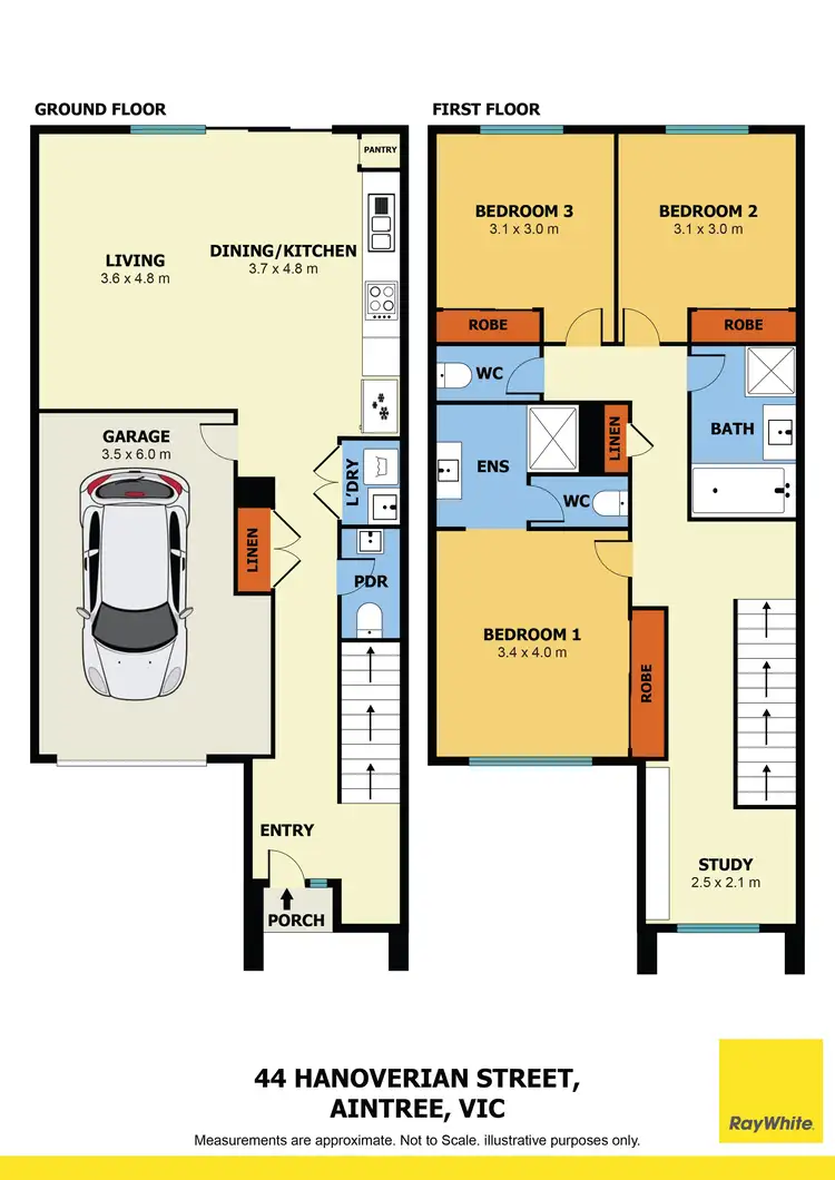 Floorplan of Homely house listing, 44 Hanoverian Street, Aintree VIC 3336