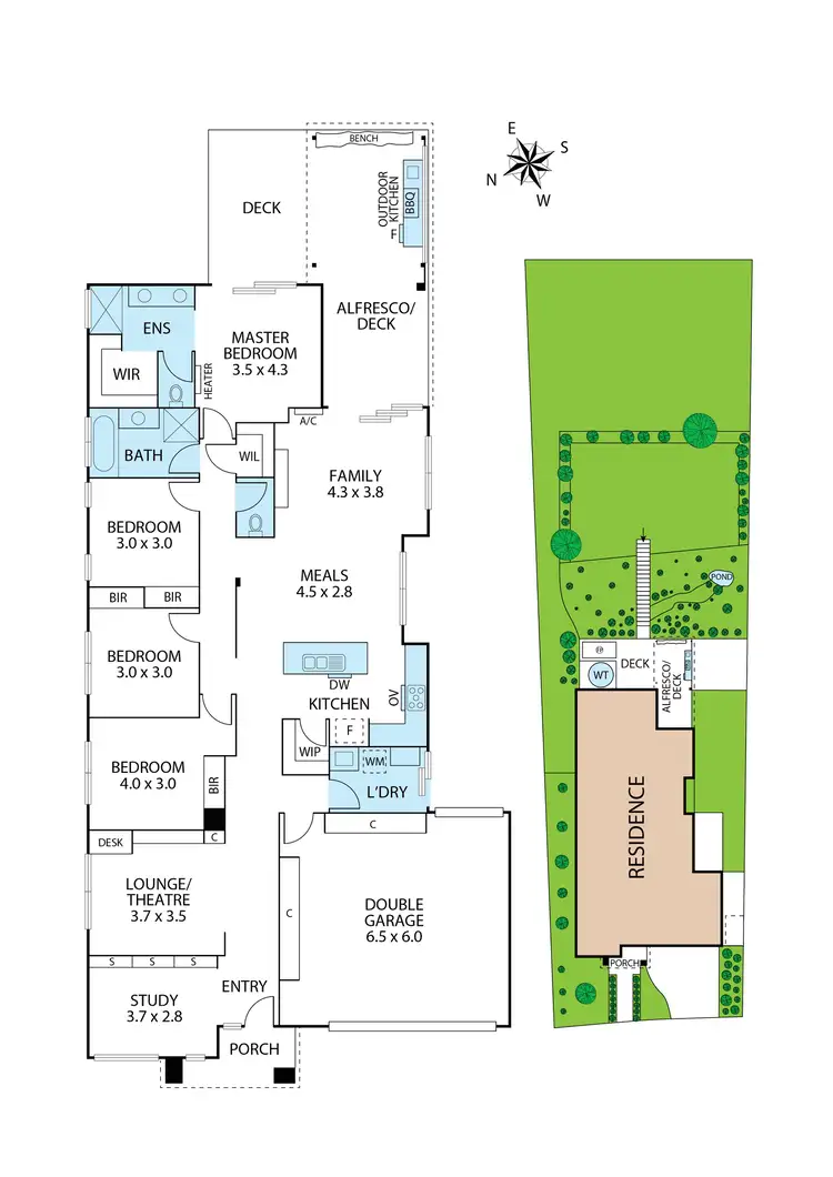 Floorplan of Homely house listing, 24 Knight Way, Hidden Valley VIC 3756