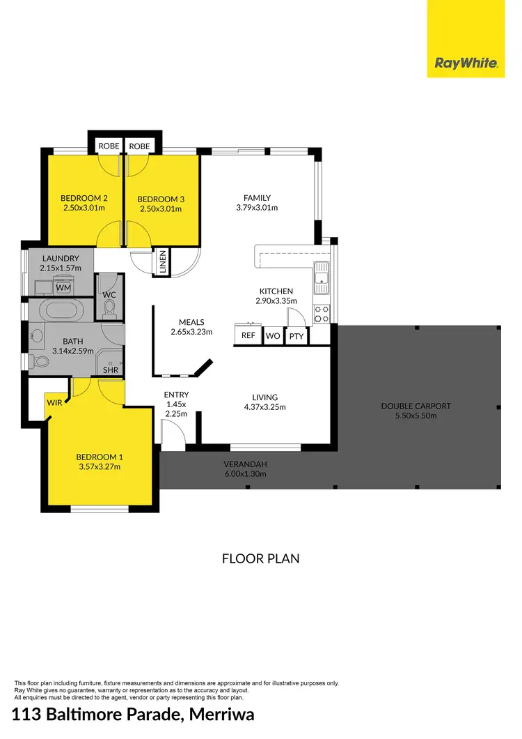 Floorplan of Homely house listing, 113 Baltimore Parade, Merriwa WA 6030