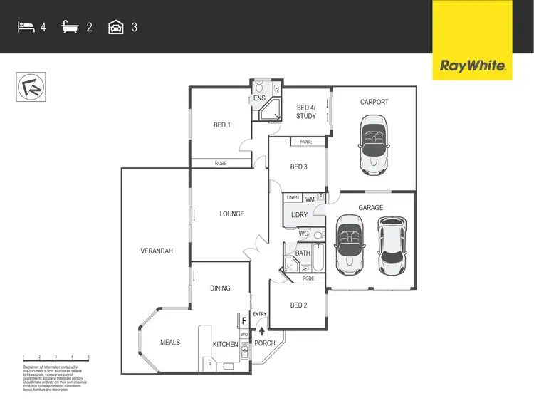 Floorplan of Homely house listing, 18 Wanderer Court, Amaroo ACT 2914