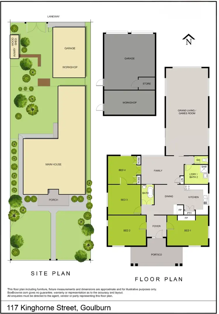 Floorplan of Homely house listing, 117 Kinghorne Street, Goulburn NSW 2580