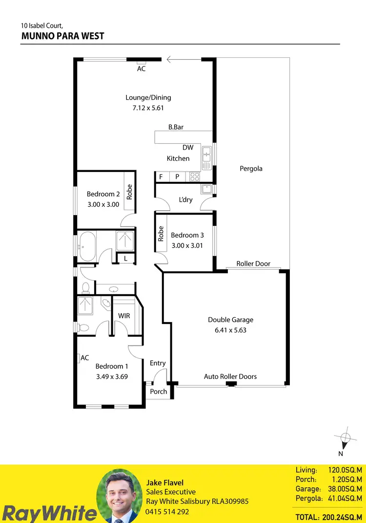 Floorplan of Homely house listing, 10 Isabel Road, Munno Para West SA 5115