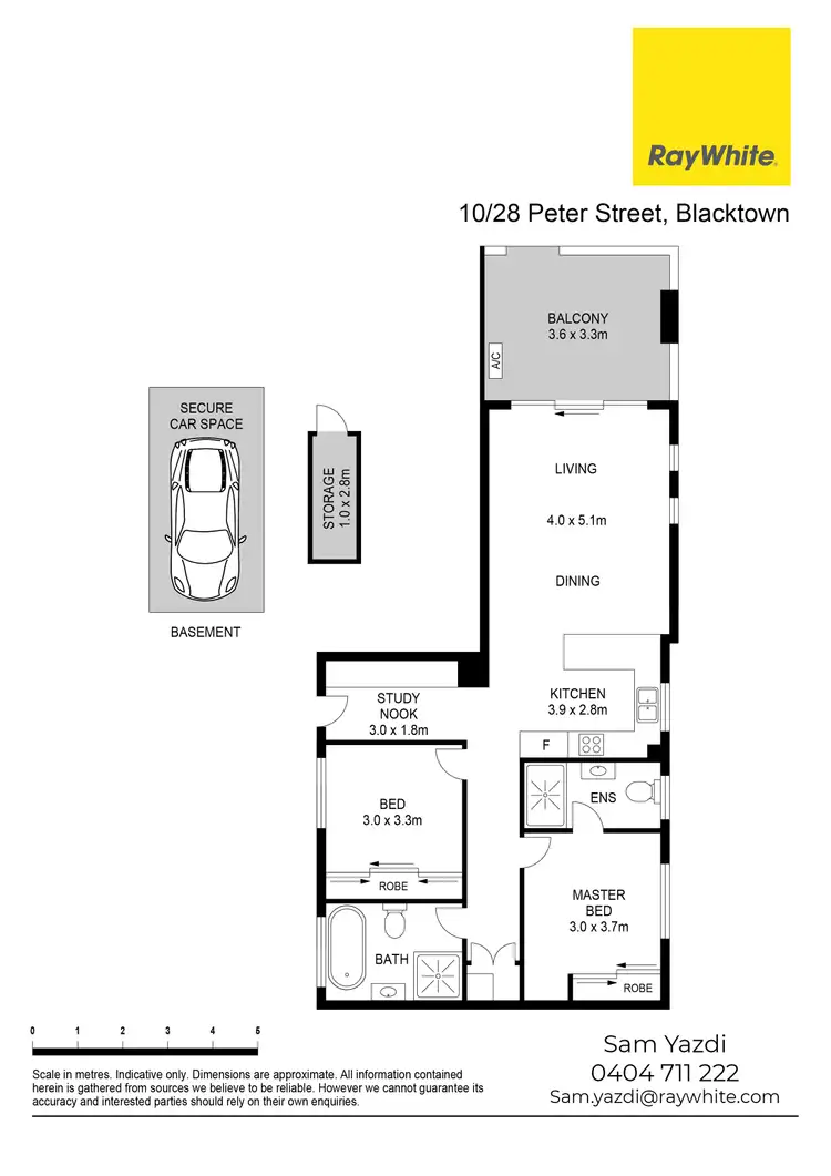 Floorplan of Homely unit listing, 10/28 Peter Street, Blacktown NSW 2148