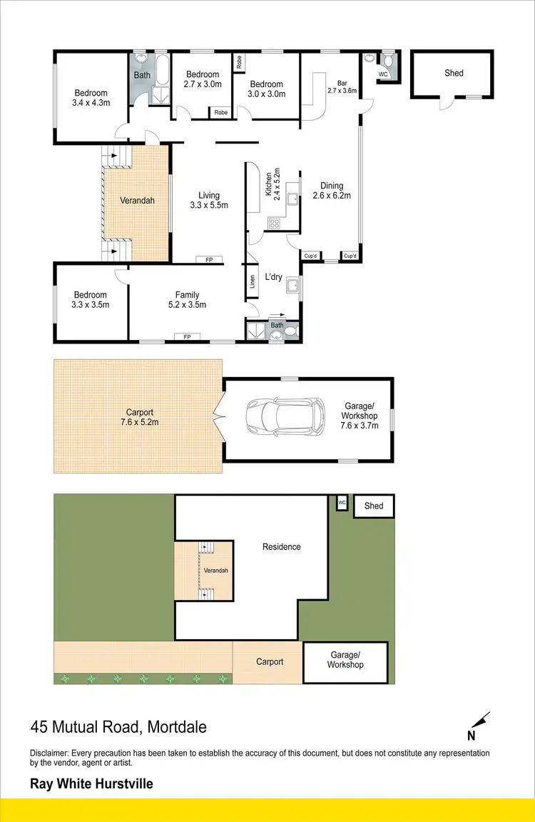 Floorplan of Homely house listing, 45 Mutual Road, Mortdale NSW 2223