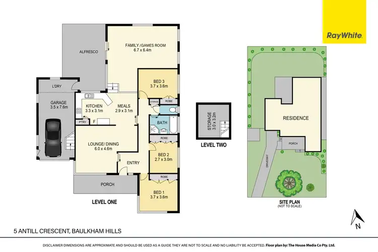 Floorplan of Homely house listing, 5 Antill Crescent, Baulkham Hills NSW 2153