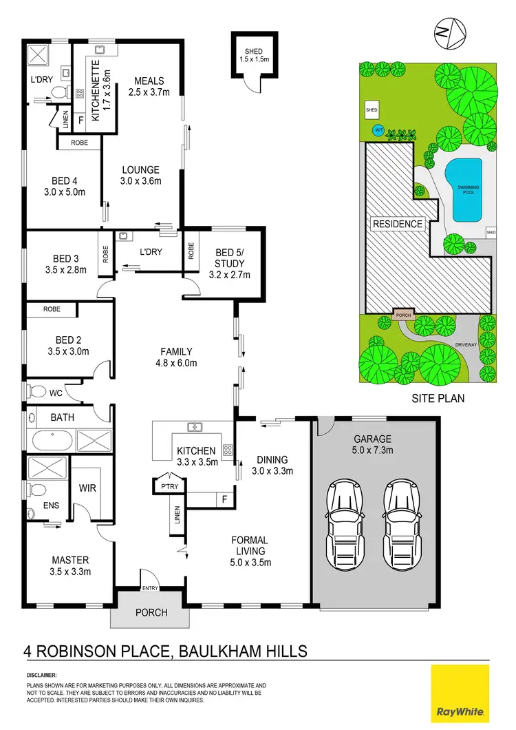 Floorplan of Homely house listing, 4 Robinson Place, Baulkham Hills NSW 2153