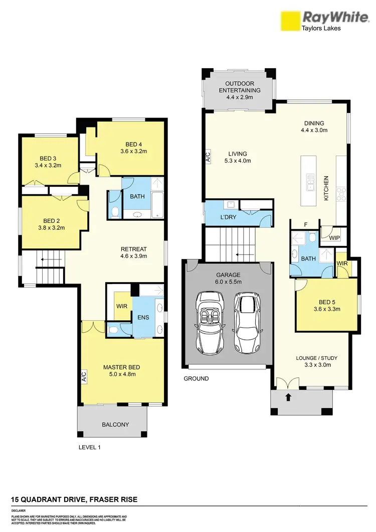 Floorplan of Homely house listing, 15 Quadrant Drive, Fraser Rise VIC 3336