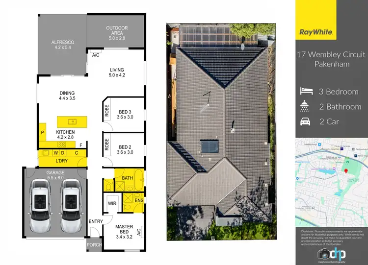Floorplan of Homely house listing, 17 Wembley Circuit, Pakenham VIC 3810