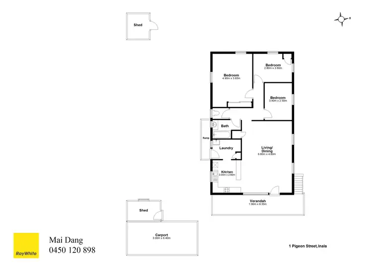 Floorplan of Homely house listing, 1 Pigeon Street, Inala QLD 4077