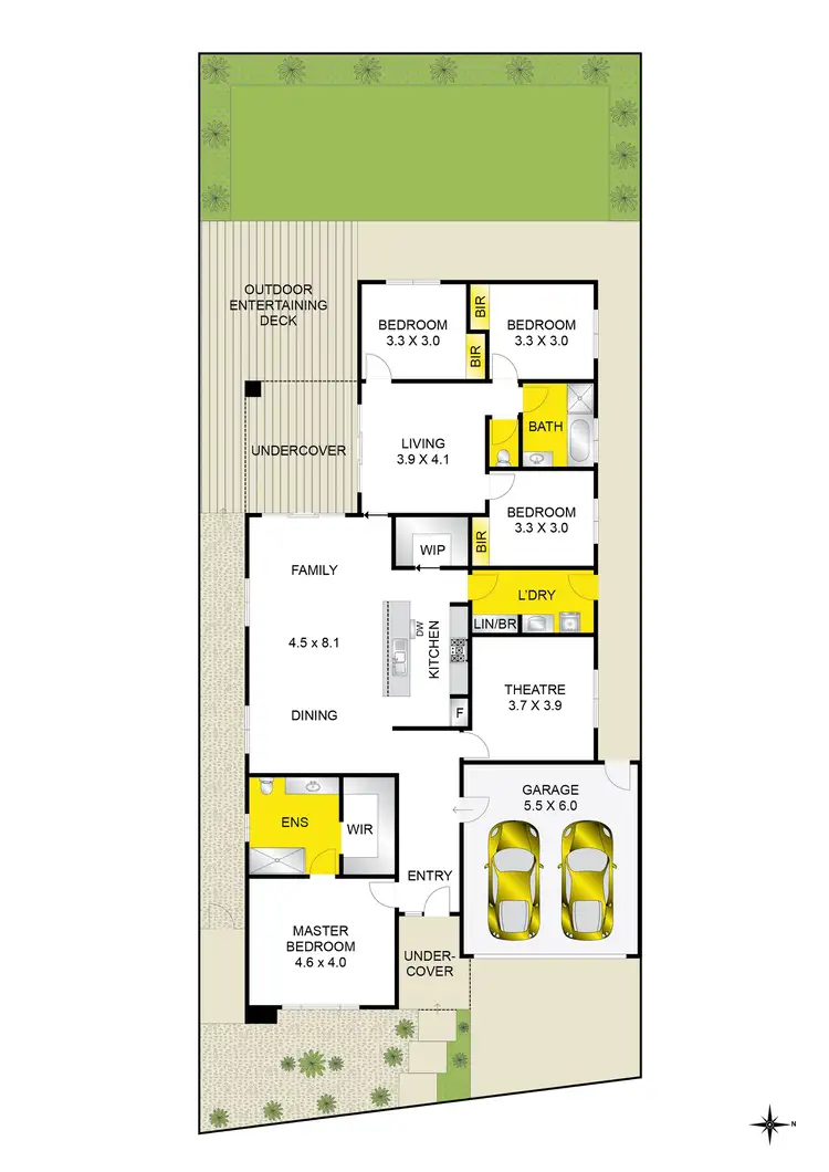 Floorplan of Homely house listing, 35 Naughtin Circuit, Charlemont VIC 3217