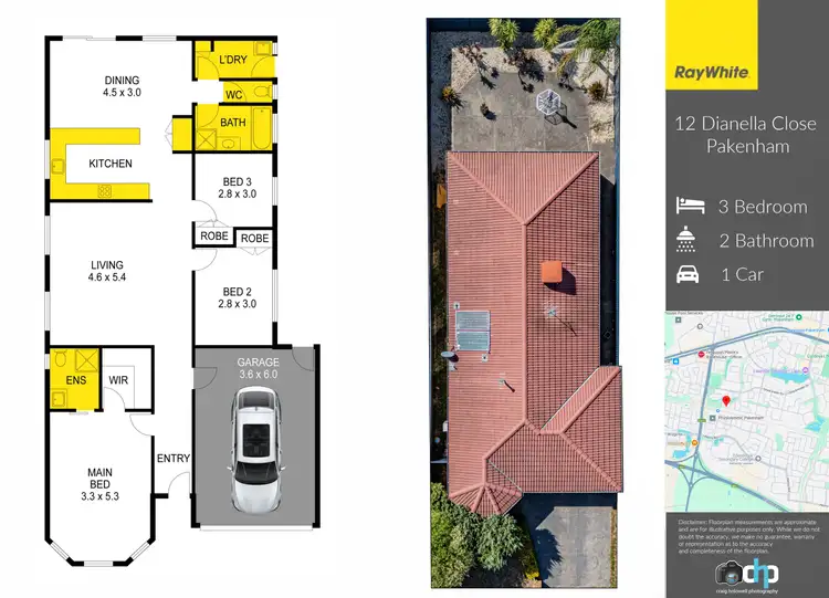 Floorplan of Homely house listing, 12 Dianella Close, Pakenham VIC 3810