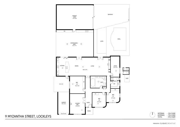 Floorplan of Homely house listing, 9 Myzantha Street, Lockleys SA 5032