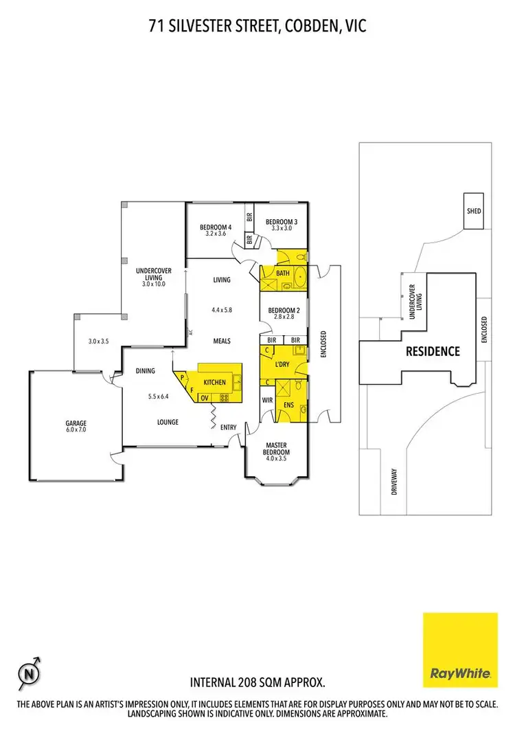 Floorplan of Homely house listing, 71 Silvester Street, Cobden VIC 3266