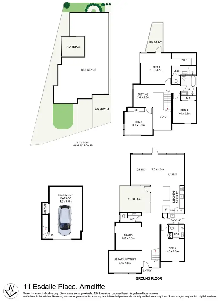 Floorplan of Homely house listing, 11 Esdaile Place, Arncliffe NSW 2205
