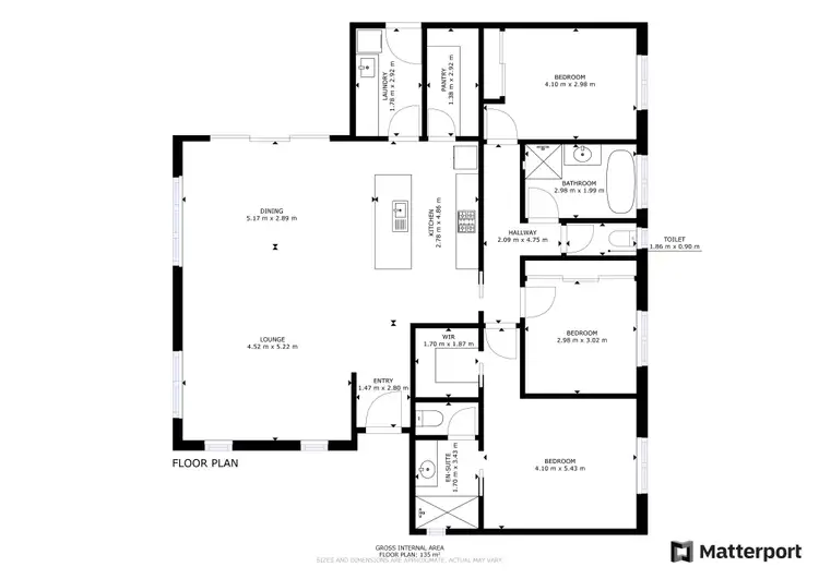 Floorplan of Homely townhouse listing, 3/29 Pritchard Street, Swan Hill VIC 3585