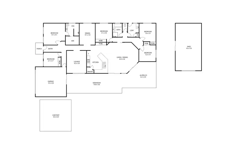 Floorplan of Homely house listing, 15 Pioneer Way, Pittsworth QLD 4356