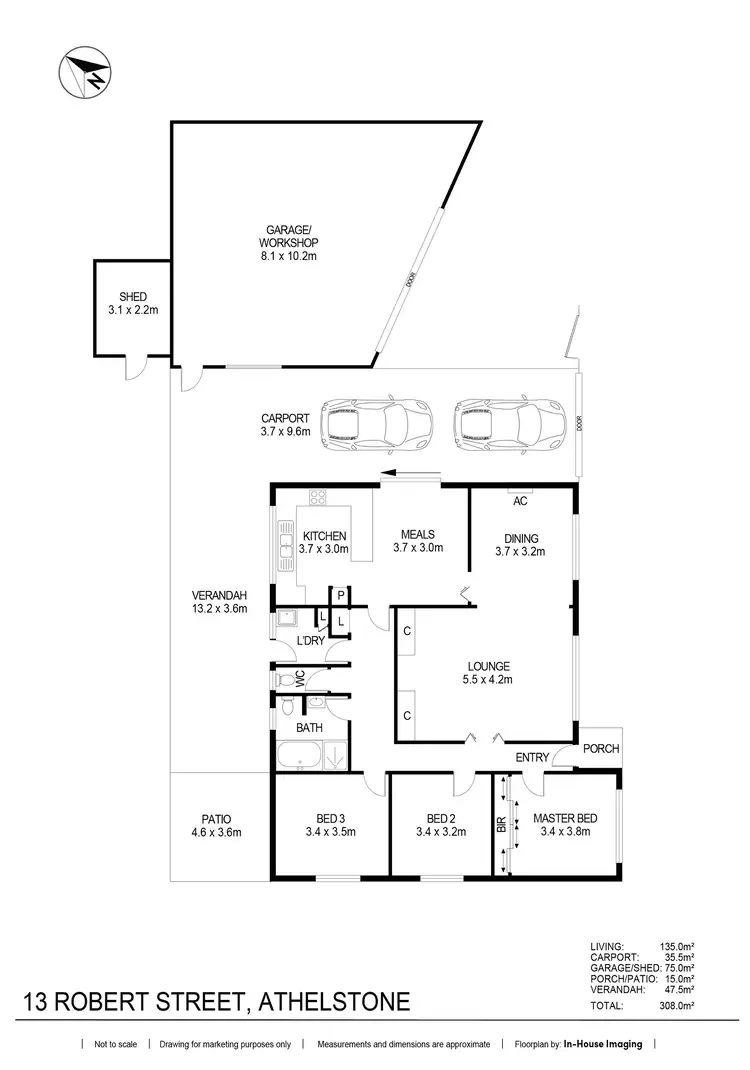 Floorplan of Homely house listing, 13 Robert Street, Athelstone SA 5076