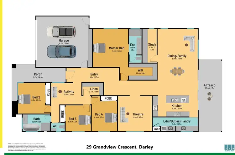 Floorplan of Homely house listing, 29 Grandview Crescent, Darley VIC 3340