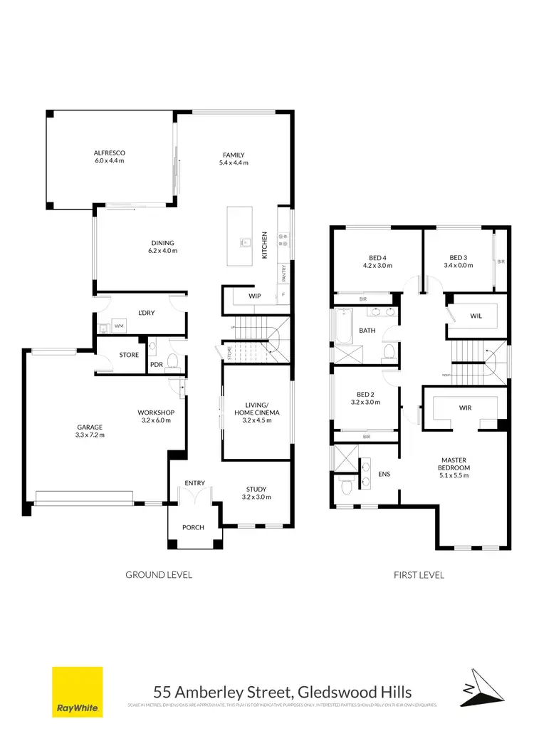 Floorplan of Homely house listing, 55 Amberley Street, Gledswood Hills NSW 2557