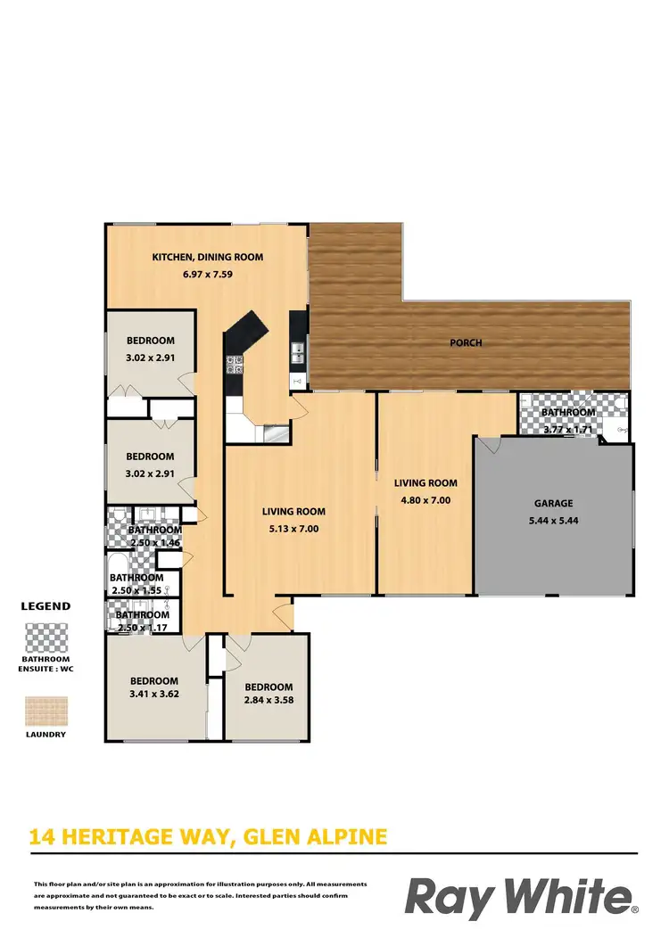 Floorplan of Homely house listing, 14 Heritage Way, Glen Alpine NSW 2560